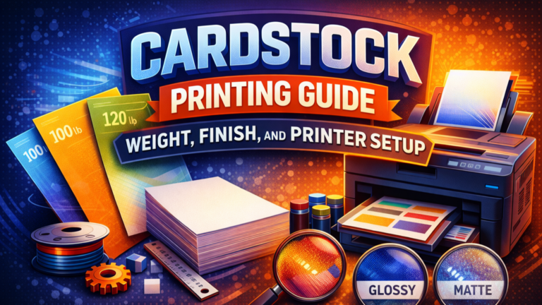 Paper Card Printer Cardstock Printing Guide: Weight, Finish, and Printer Setup - Printing Ray